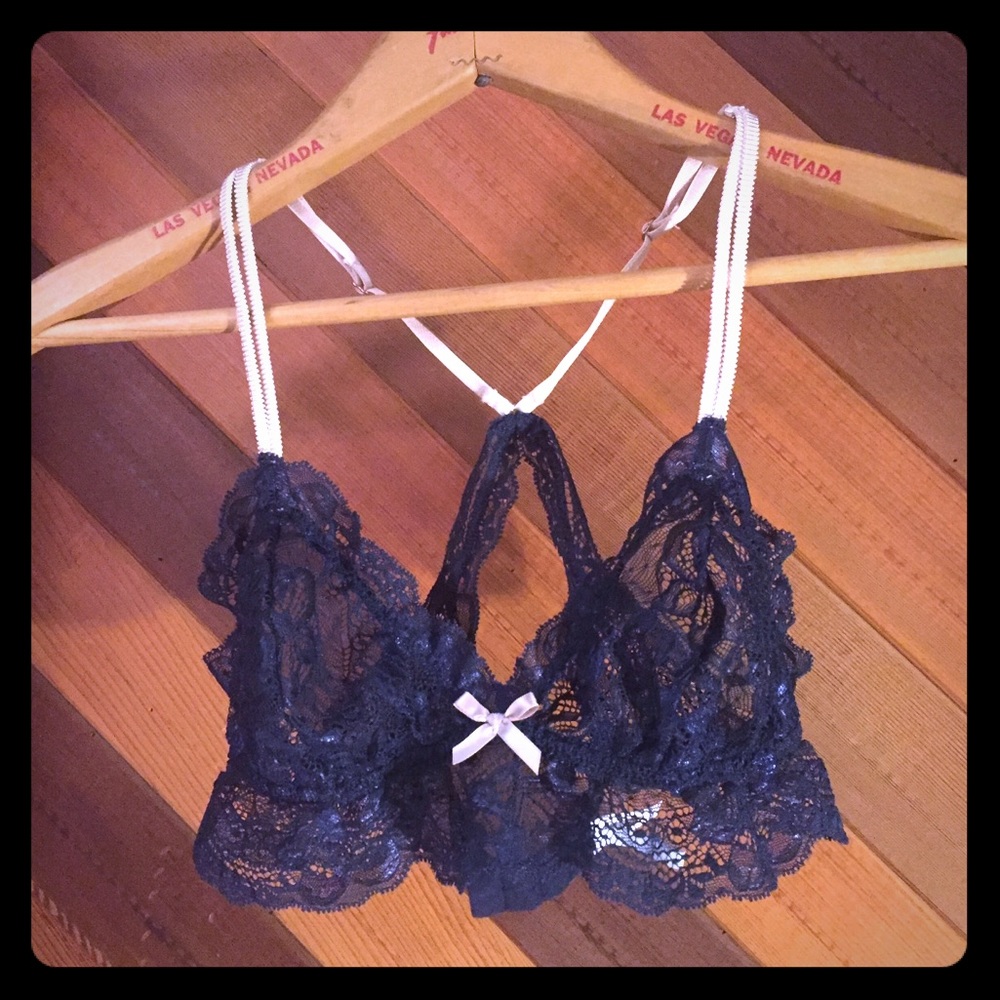 Eberjay sheer lace bralette.